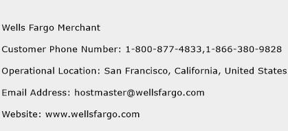 Wells Fargo Merchant Phone Number Customer Service