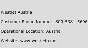 Westjet Austria Phone Number Customer Service