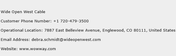 Wide Open West Cable Phone Number Customer Service