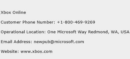 Xbox Online Phone Number Customer Service