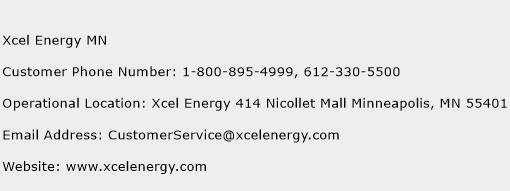 Xcel Energy MN Phone Number Customer Service