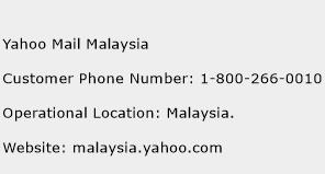 Yahoo Mail Malaysia Phone Number Customer Service
