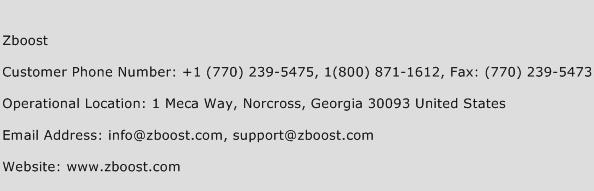 Zboost Phone Number Customer Service