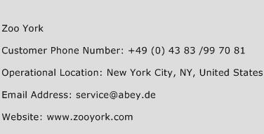 Zoo York Phone Number Customer Service