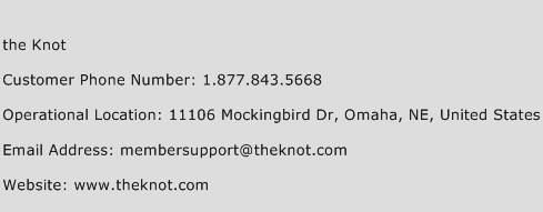 the Knot Phone Number Customer Service